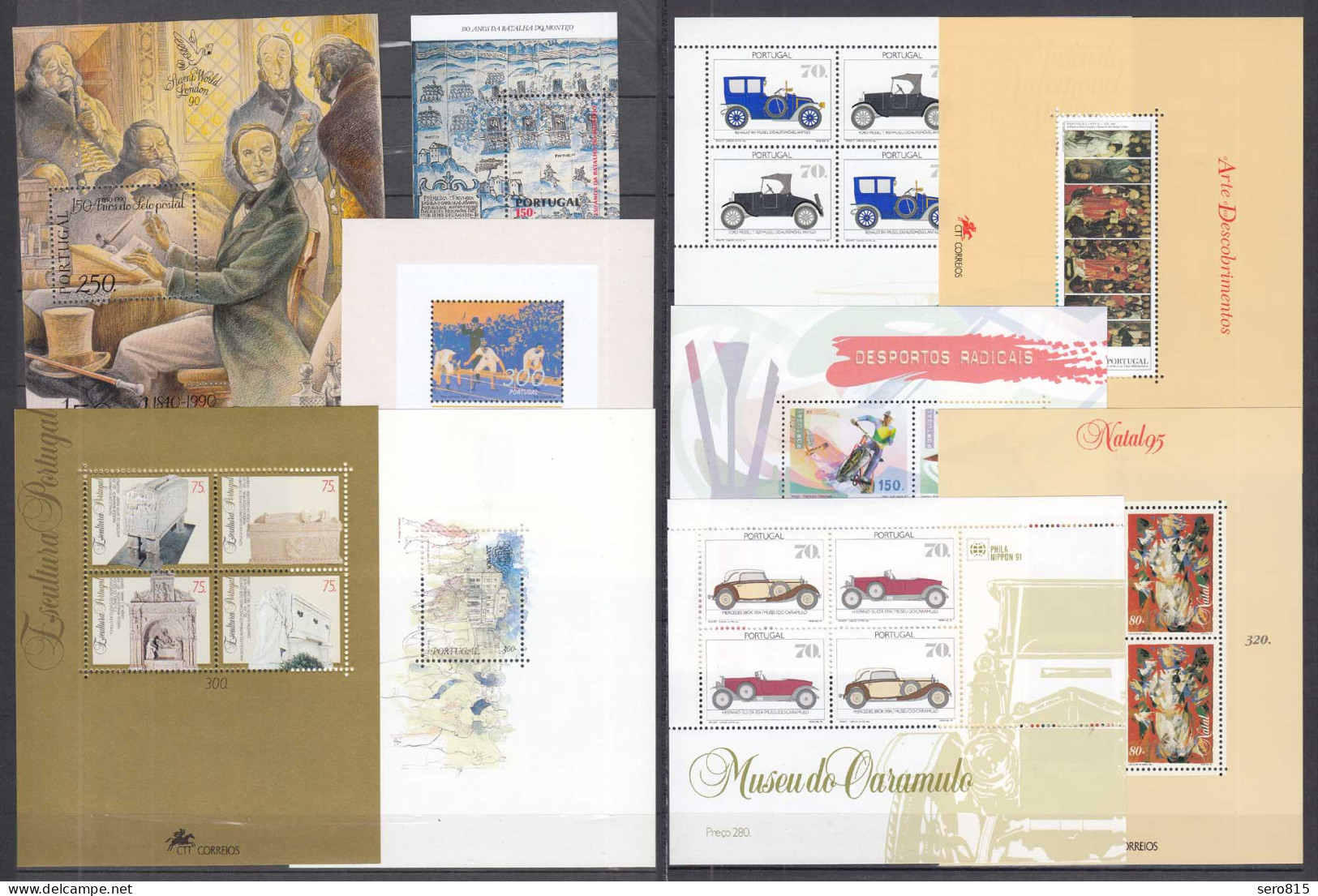 Portugal Large Lot Of 10 Pieces  SOUVENIR SHEETS MNH ** Opportunity   (31644 - Sonstige & Ohne Zuordnung