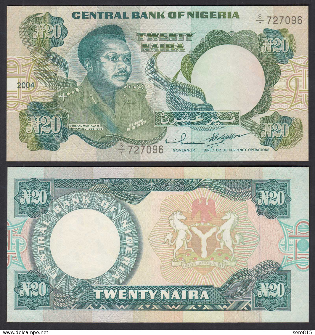 Nigeria 20 Naira Banknote (2004) Pick 26g Sig. 11 - UNC (1) RAR  (31985 - Sonstige – Afrika