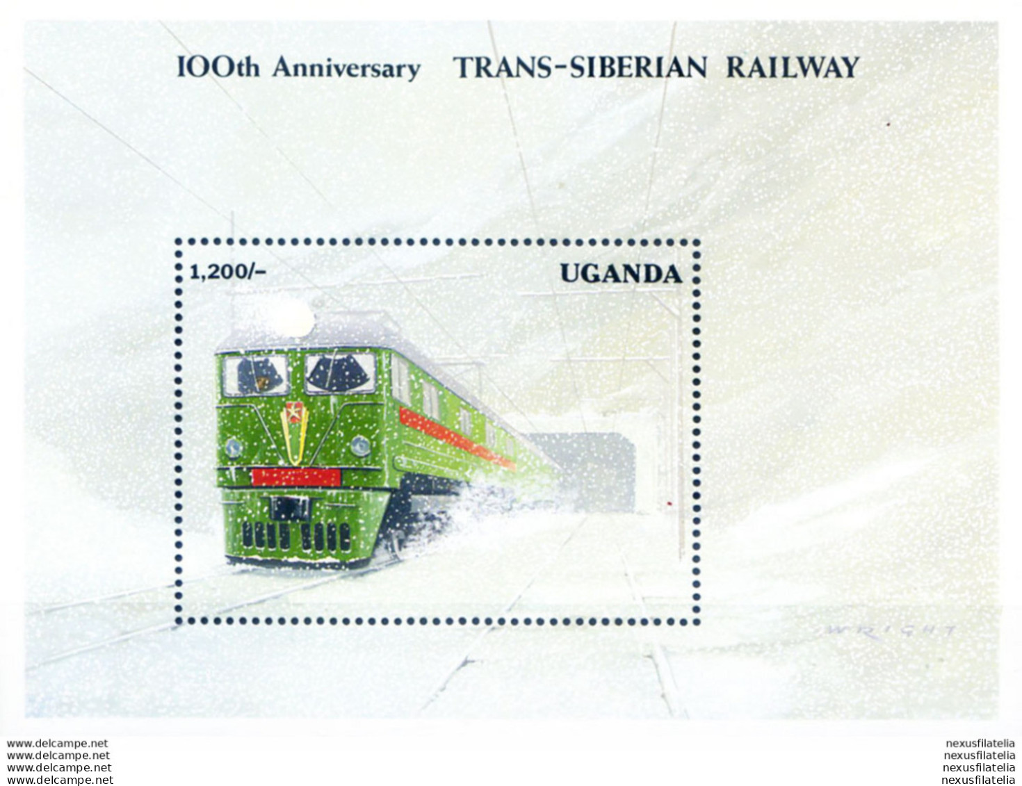 Treni. Transiberiana 1991. - Uganda (1962-...)