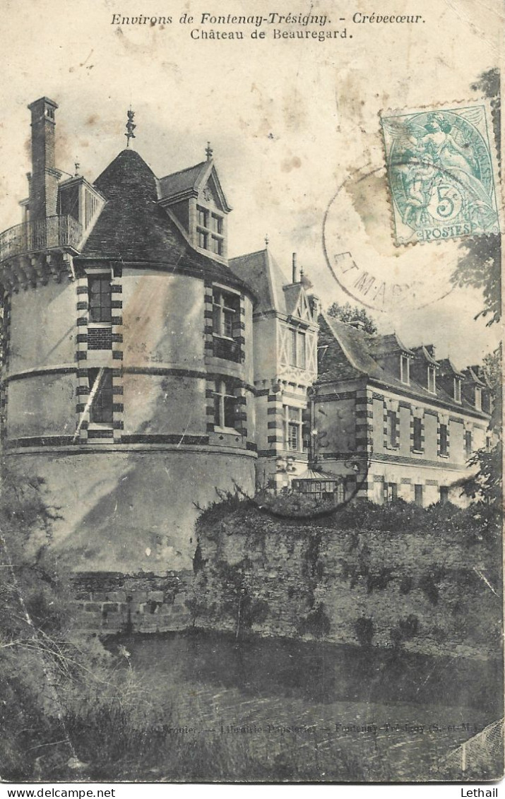 Ref (  19850  )  Env De Fontenay Tresigny - Chateau De Beauregard - Fontenay Tresigny