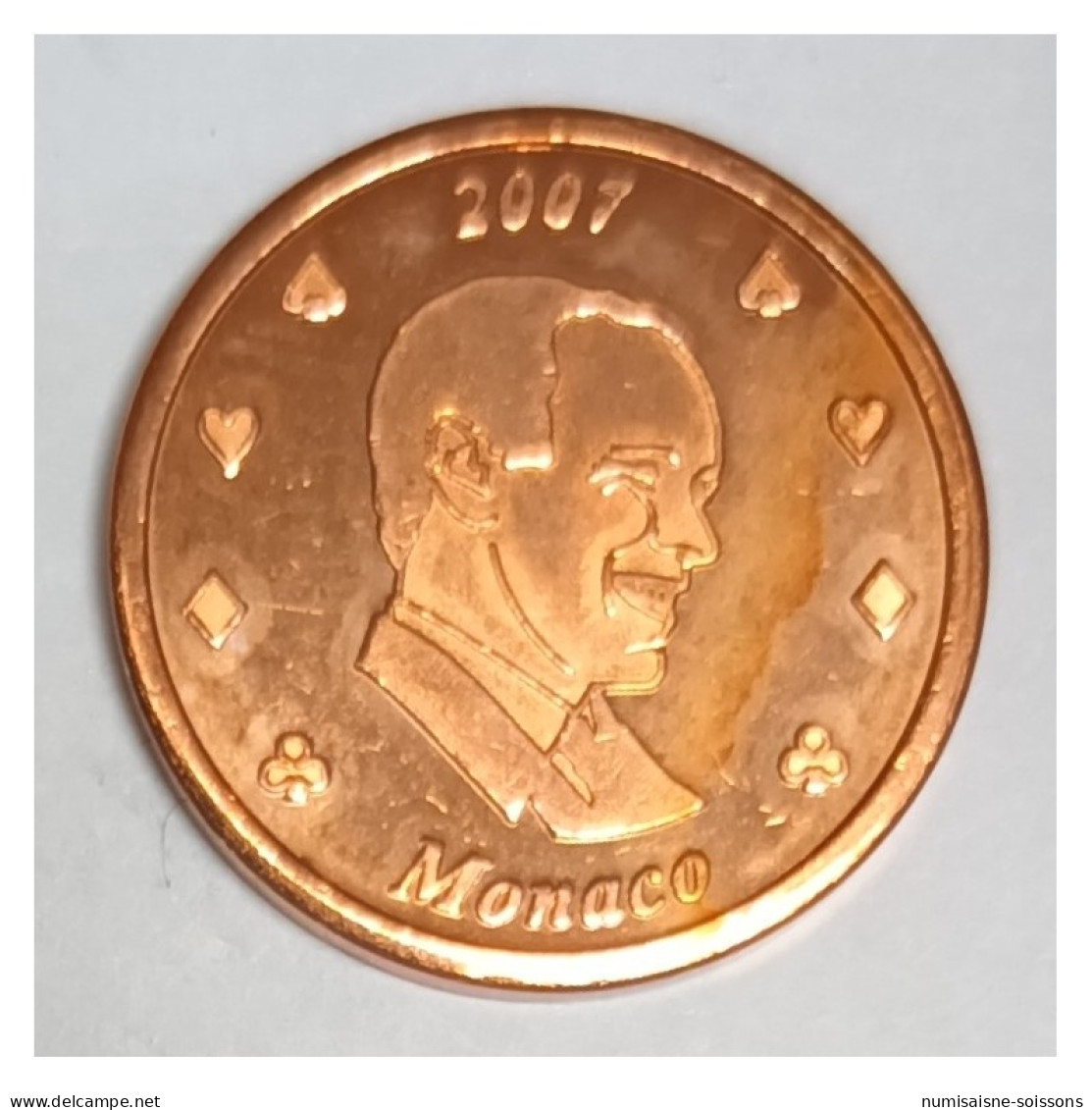 MONACO - 5 CENT 2007 - PROTOTYPE - FDC - Mónaco