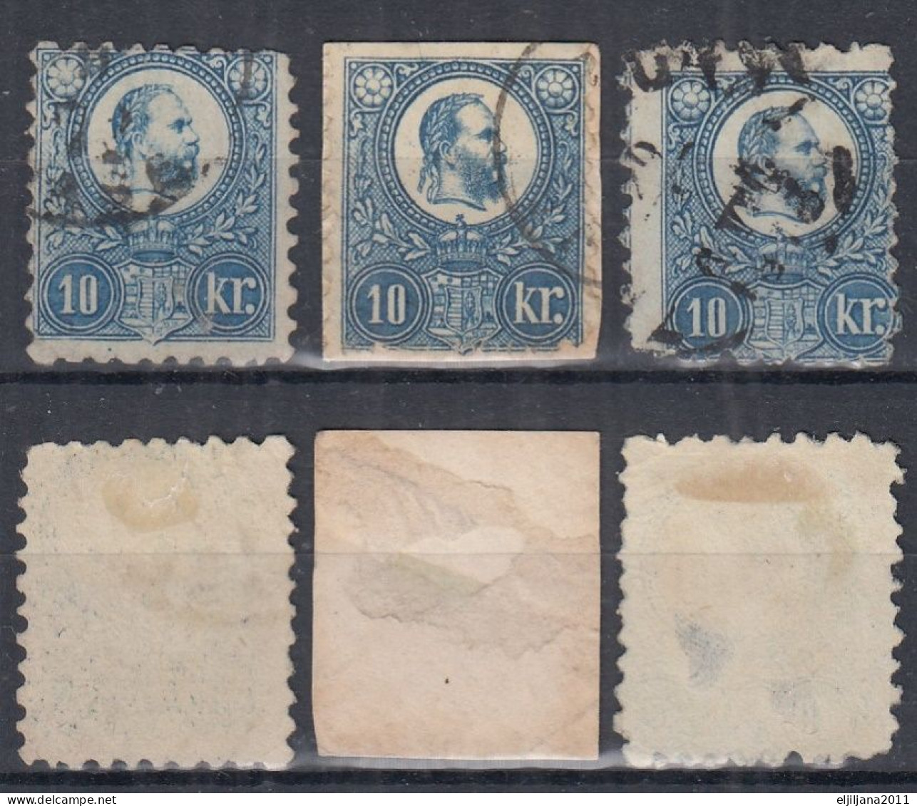 ⁕ Hungary 1871 ⁕ Franz Josef 10 Kr. ⁕ 3v Used / Canceled (unchecked) - See Scan - Gebraucht