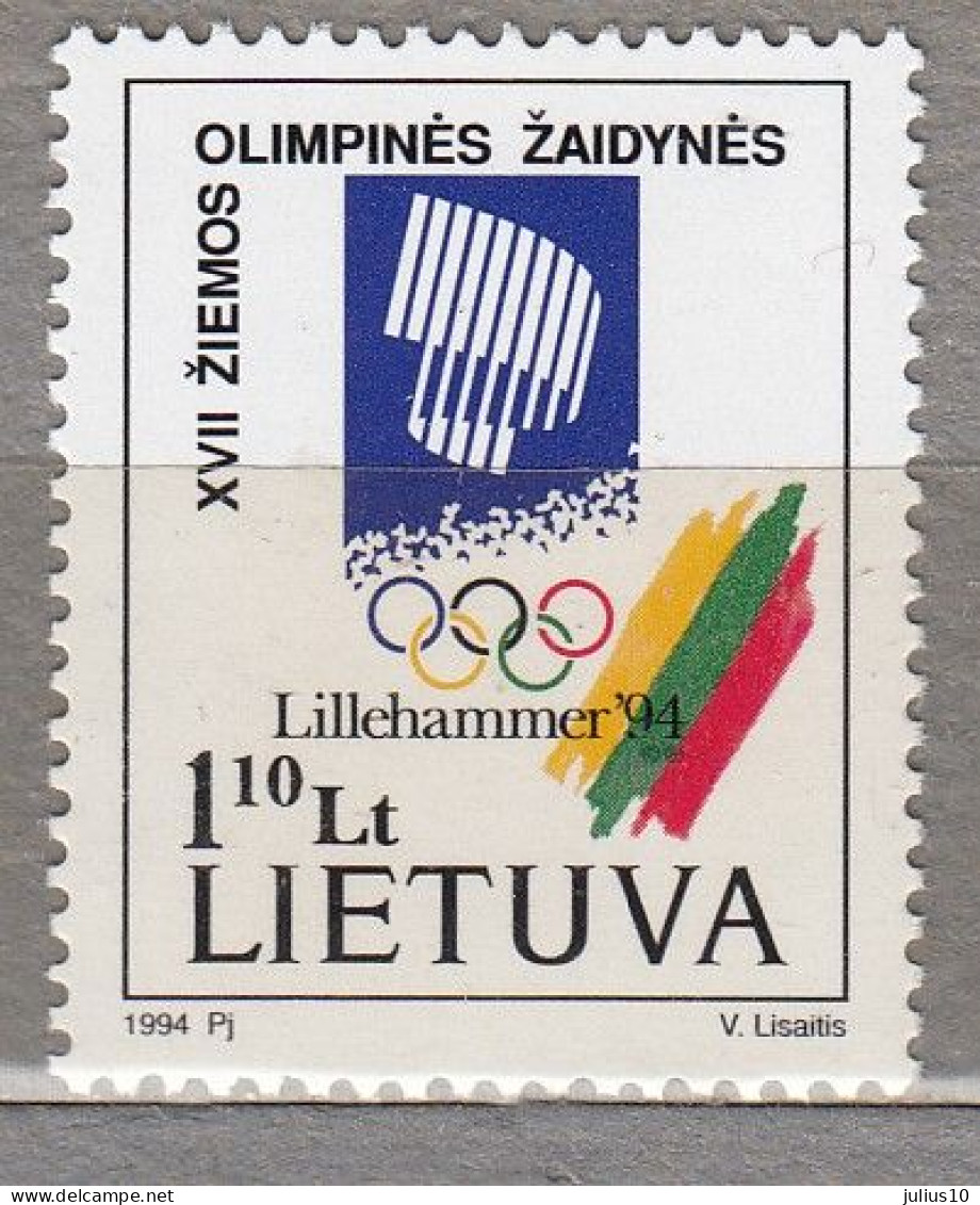 LITHUANIA 1994 Olympic Games  MNH(*) Mi 545-546 # Lt784 - Inverno1994: Lillehammer