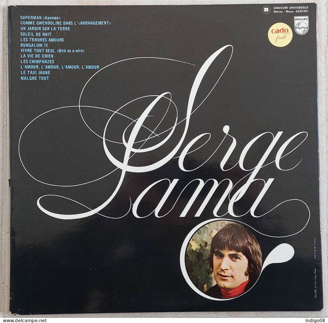 LP 33 Tours LP 33 Tours Serge Lama Superman - Otros - Canción Francesa
