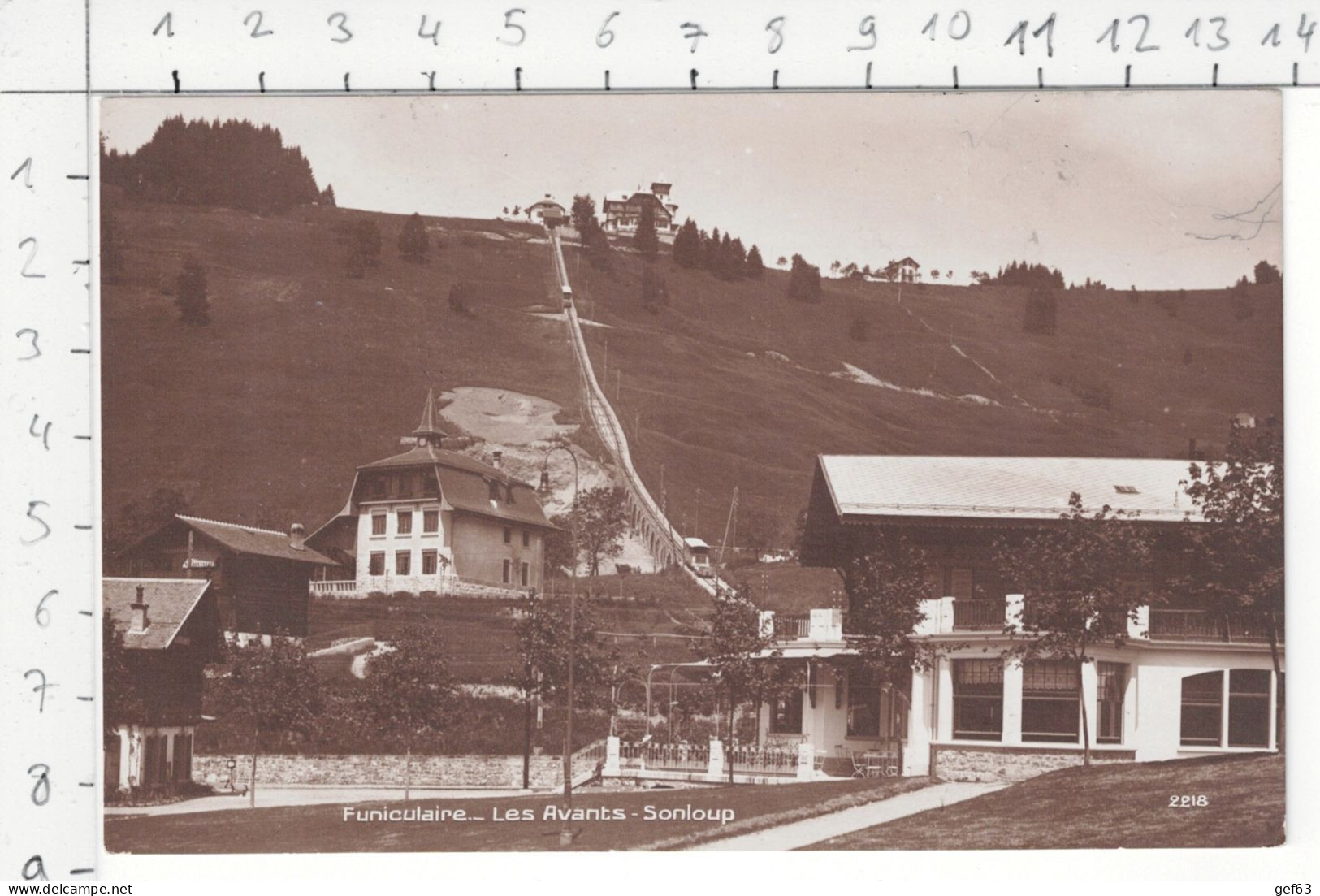 Funiculaire Les Avants - Sonloup - Kabelbanen