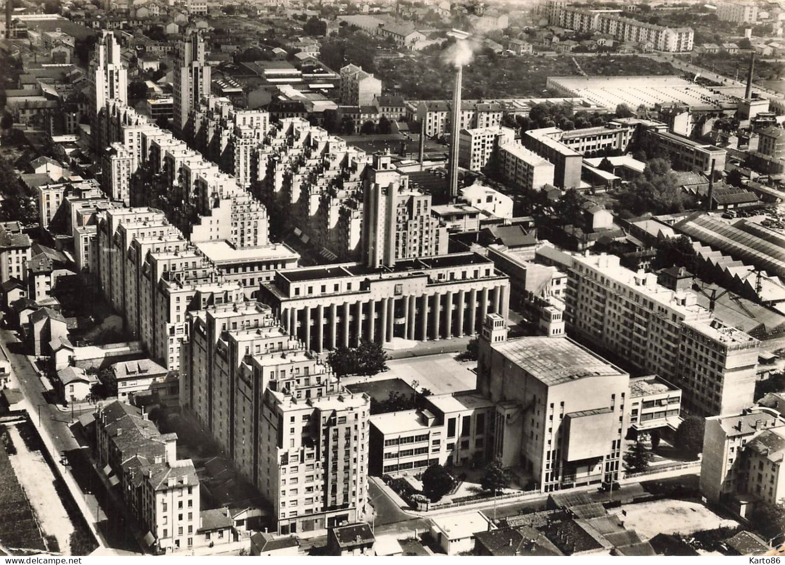 Villeurbanne * Vue Aérienne Sur La Cité Des Gratte Cie * Quartier - Villeurbanne