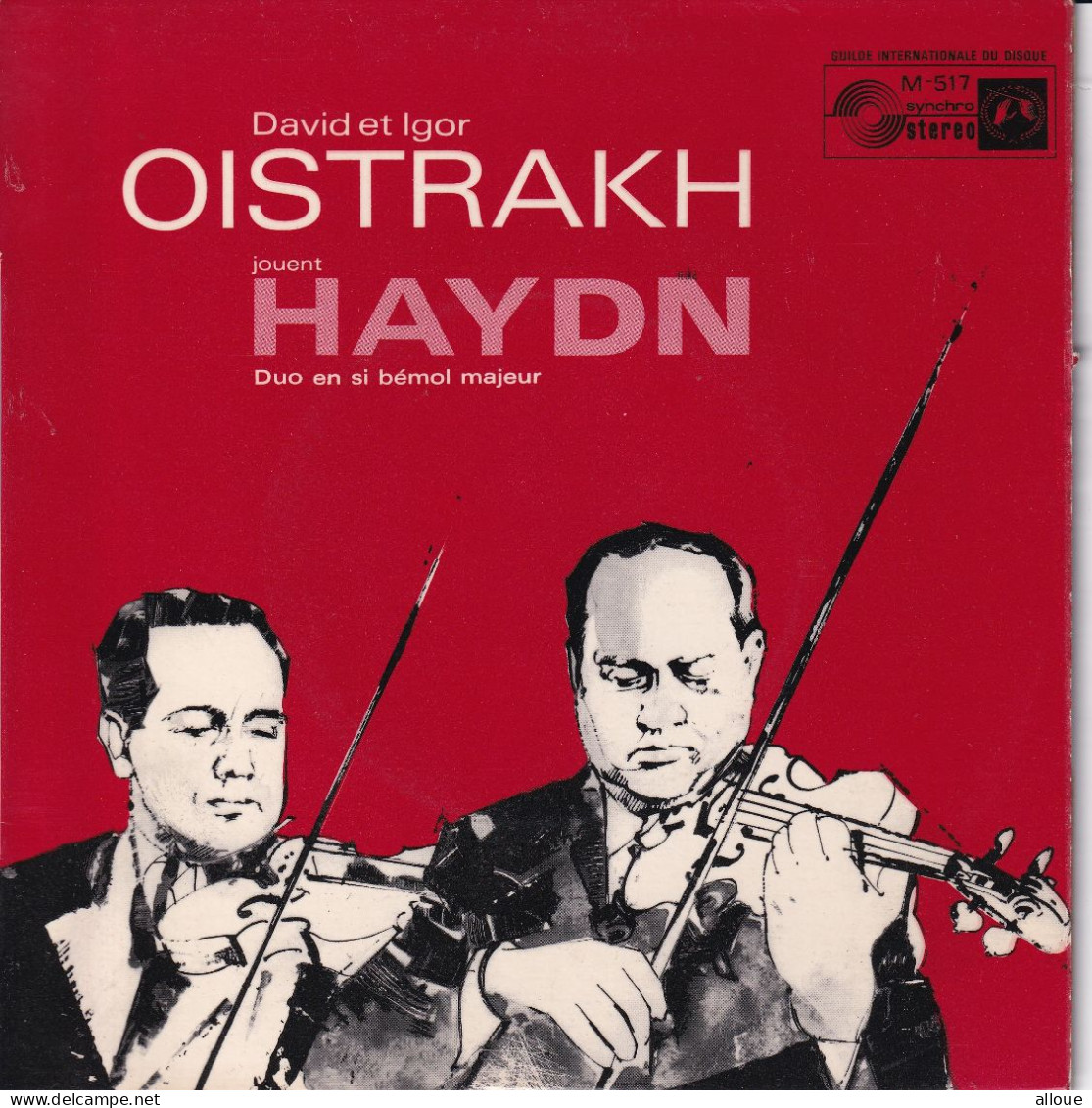DAVID & IGOR OISTRAKH JOUENT HAYDN - FR EP - DUO POUR DEUX VIOLONS EN SI BEMOL MAJEUR, OP. 99 - Classical