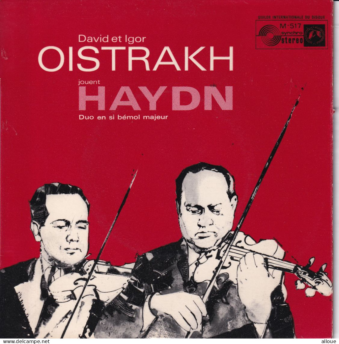 DAVID & IGOR OISTRAKH JOUENT HAYDN - FR EP - DUO POUR DEUX VIOLONS EN SI BEMOL MAJEUR, OP. 99 - Clásica