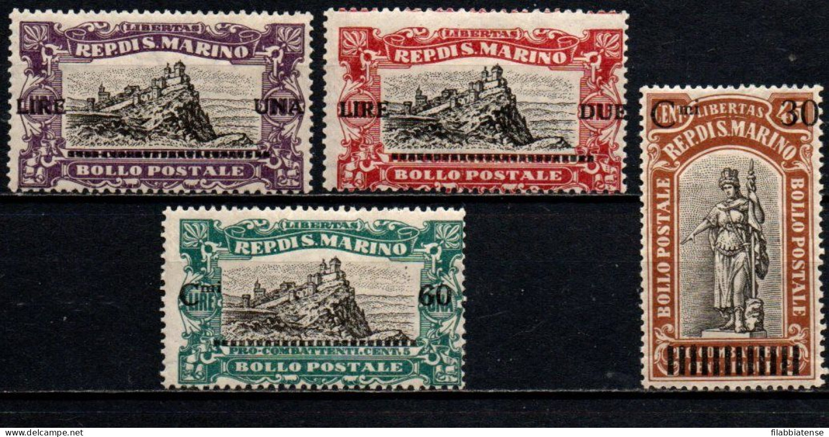 1924 - San Marino 103/06 Pro Combattenti ++++++ - Unused Stamps