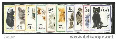 POLAND 1964  MICHEL NO 1475-1484  MNH - Unused Stamps