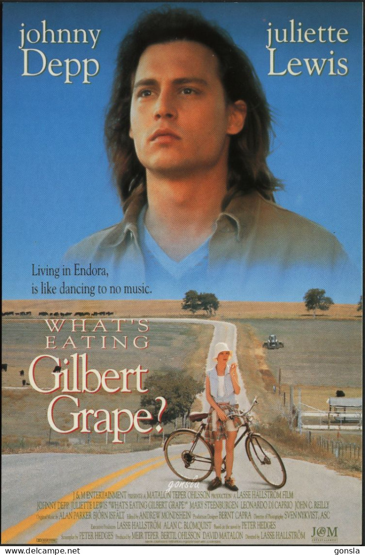 WHATS EATING GILBERT GRAPE ? "Johnny Depp - Juliette Lewis" - Affiches Sur Carte