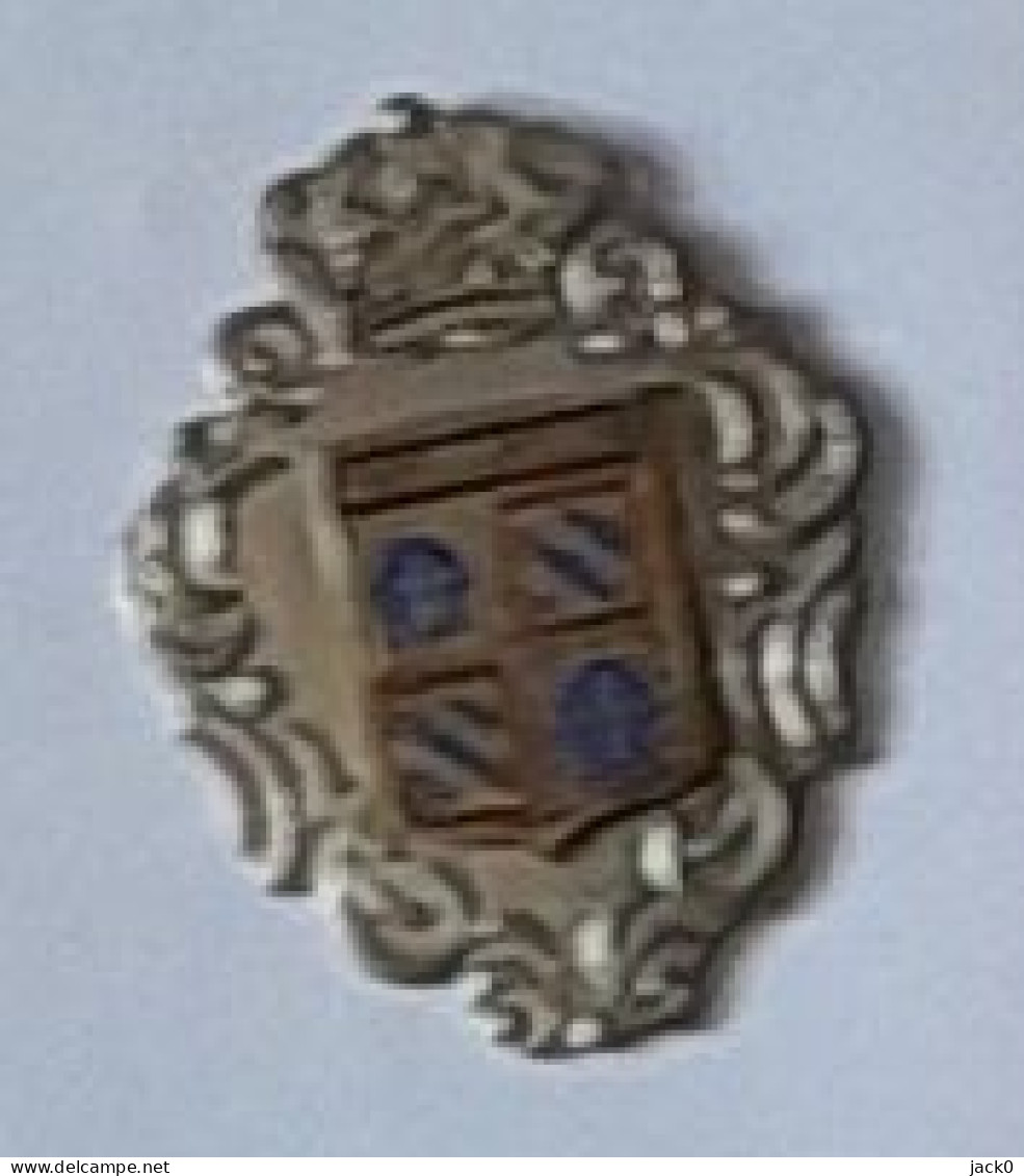 Pin's  Argenté  Ville, Blason  Région  De  BOURGOGNE - Villes