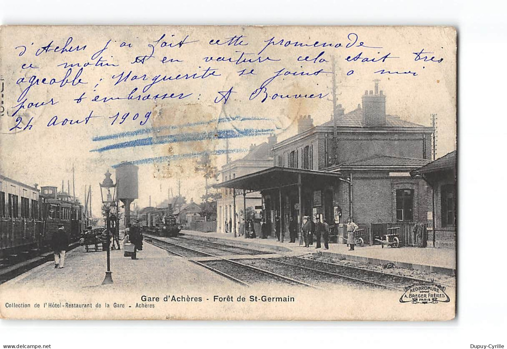 Gare D'ACHERES - Forêt De Saint Germain - état - Acheres