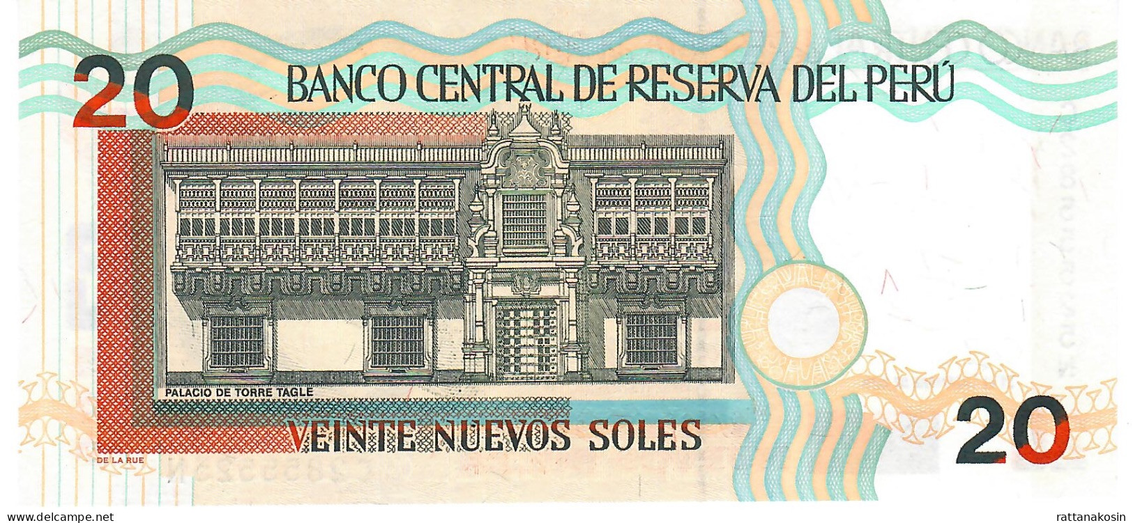 PERU P176c 20 NUEVOS SOLES 21.12.2006 #C/N    UNC. - Pérou