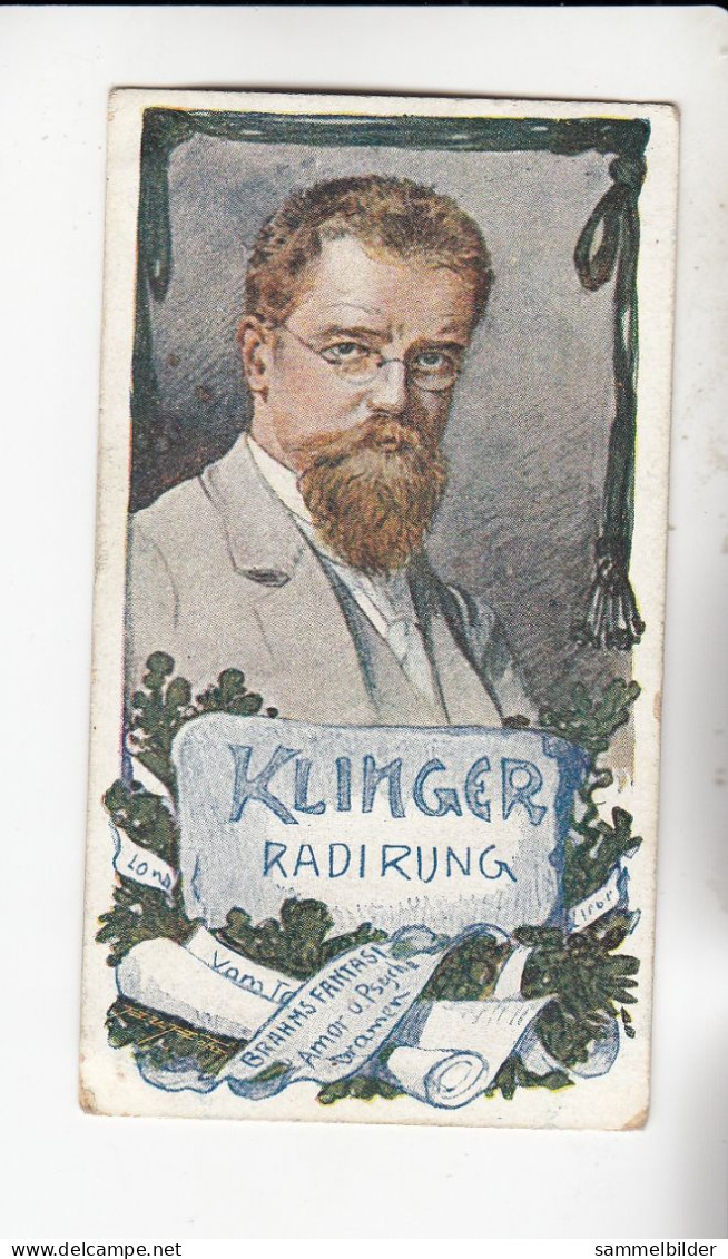 Actien Gesellschaft  Hervorragende Künstler Klinger Radierung     Serie  63 #4 Von 1900 - Stollwerck