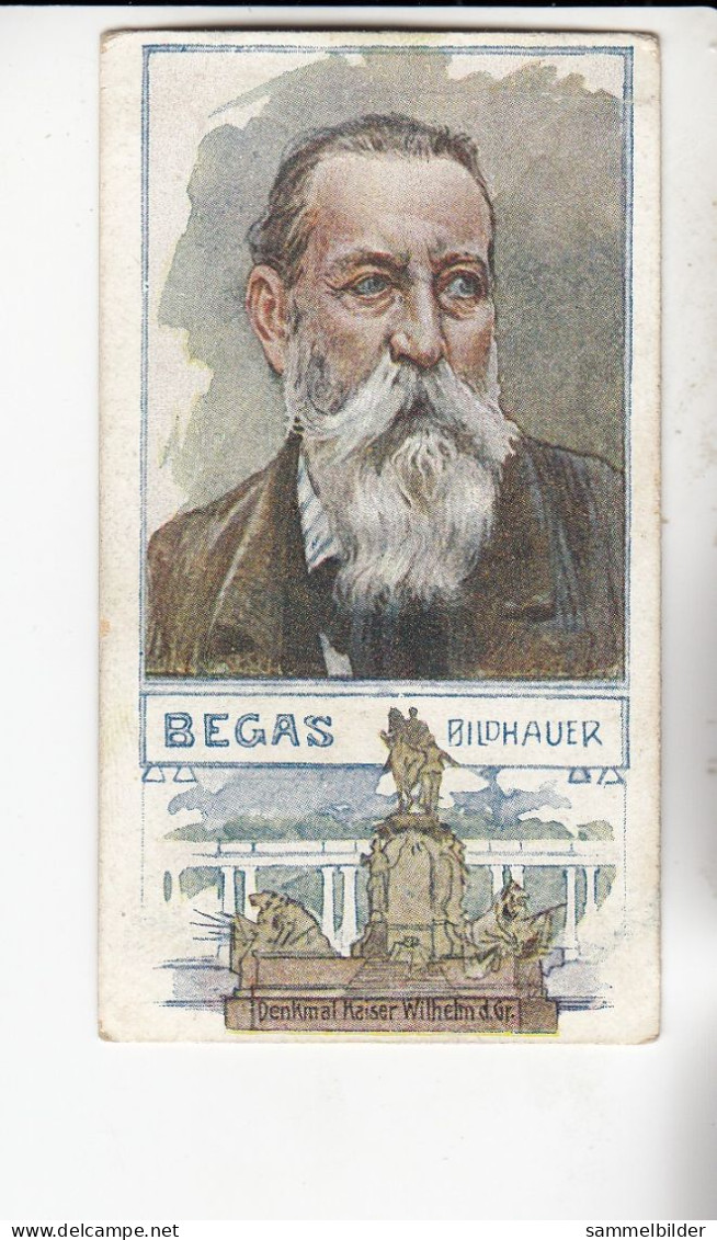 Actien Gesellschaft  Hervorragende Künstler Begas Bildhauer      Serie  63 #5 Von 1900 - Stollwerck