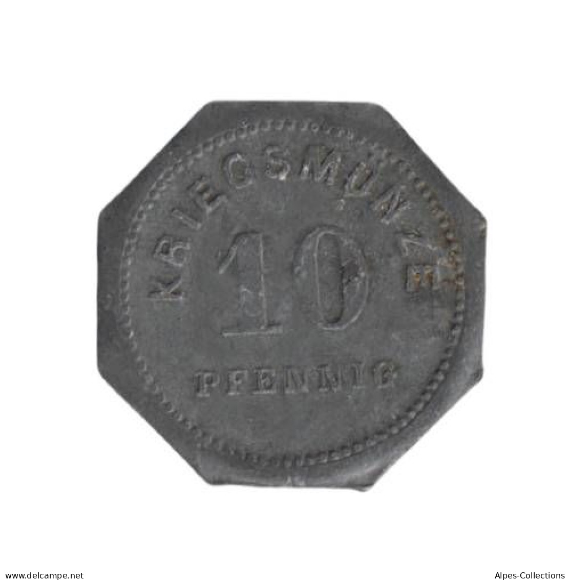 ALLEMAGNE - BENSHEIM - 10.1 - Monnaie De Nécessité - 10 Pfennig 1917 - Noodgeld