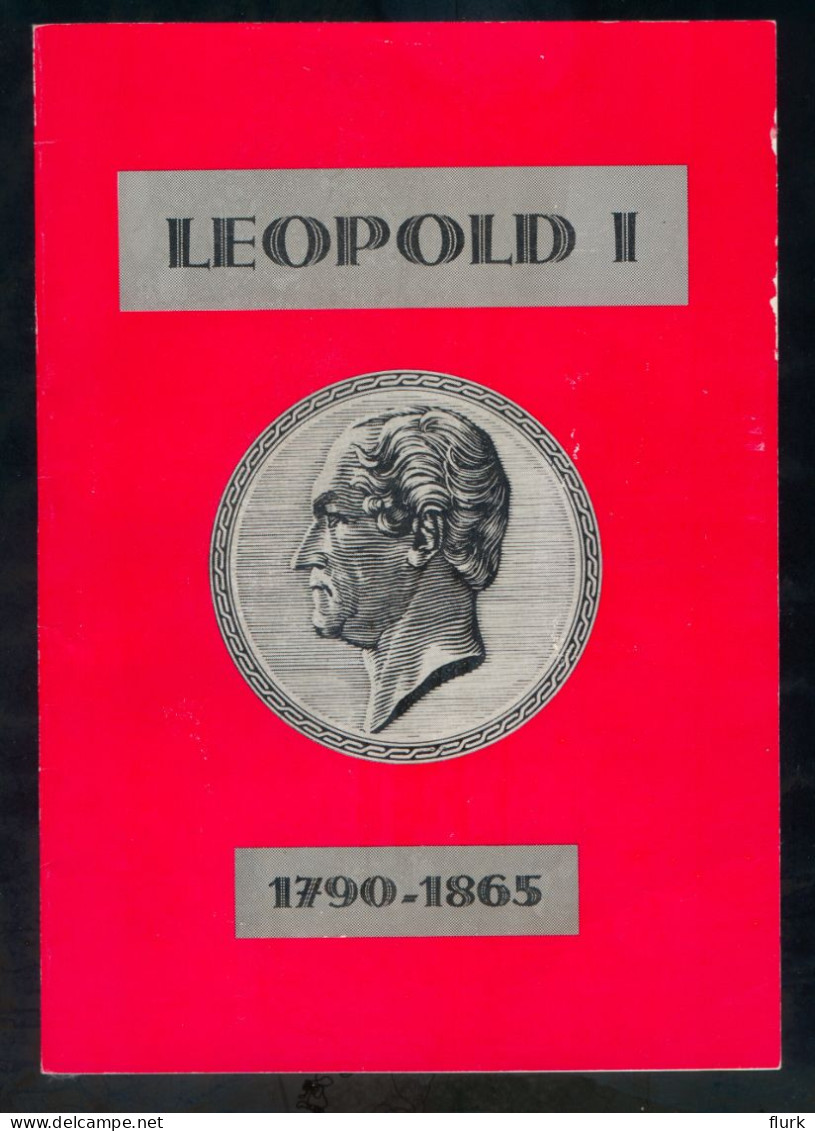 België Boekje Leopold I 1790-1865 Incl Herdenkingsblad Perfect - 1865-1866 Profil Gauche