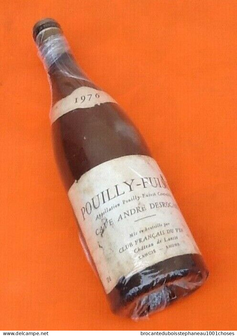 Pouilly-Fuissé  (1976)  Cave André Desroches - Wijn