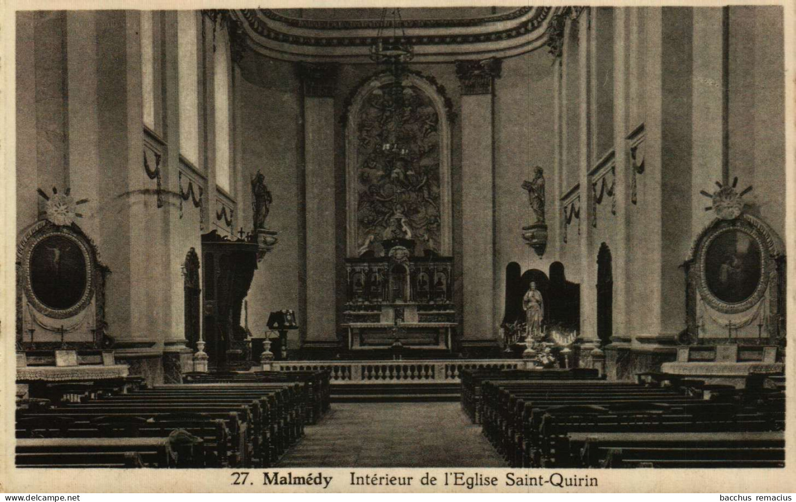 MALMÉDY - Intérieur De L'Église Saint.Quirin - Malmedy