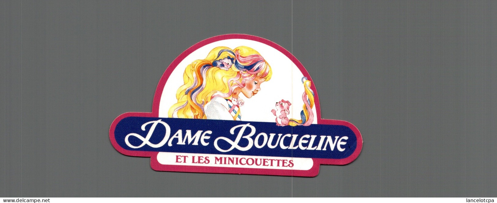 AUTOCOLLANT / DAME BOUCLELINE ET LES MINICOUETTES - Pegatinas