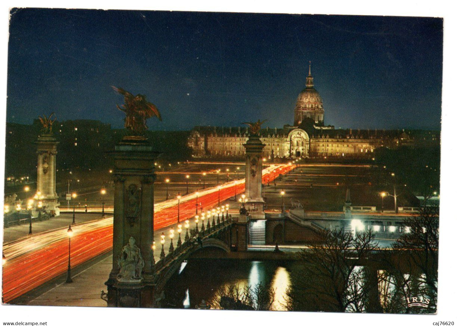 Paris , Hôtel Des Invalides Et L'esplanade Illuminés - Paris Bei Nacht