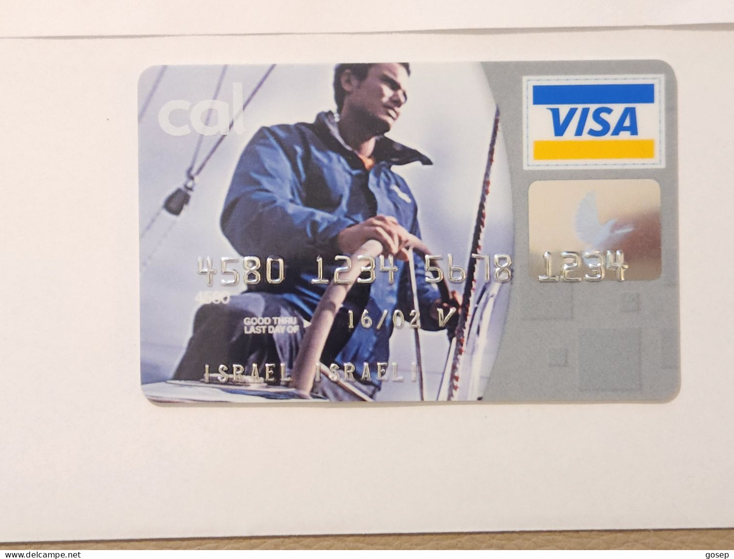 ISRAEL-CALL VISA ELECTRON-(4580-1234-5678-1234)(A Special Rare Experimental Card)-(F)-(16.01.02)-Good Card - Credit Cards (Exp. Date Min. 10 Years)