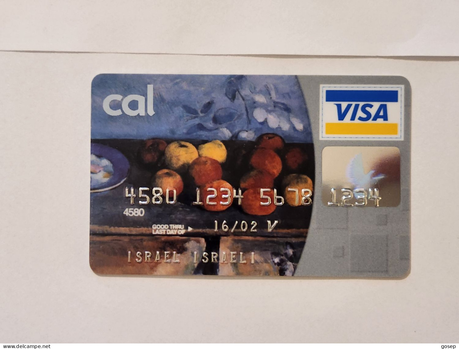 ISRAEL-CALL VISA ELECTRON-(4580-1234-5678-1234)(A Special Rare Experimental Card)-(I)-(16.01.02)-Good Card - Tarjetas De Crédito (caducidad Min 10 Años)