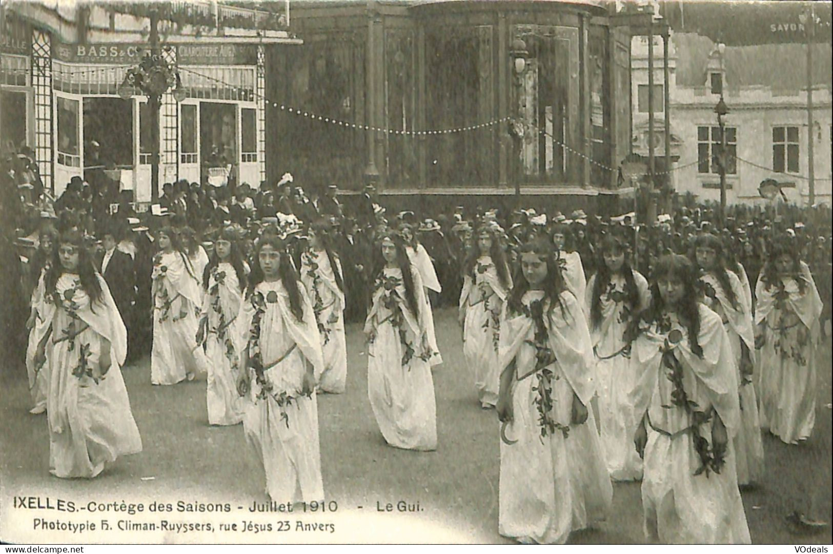 Belgique - Brussel - Bruxelles - Ixelles - Elsene - Cortège Des Saisons - Juillet 1910 - Le Gui - Elsene - Ixelles