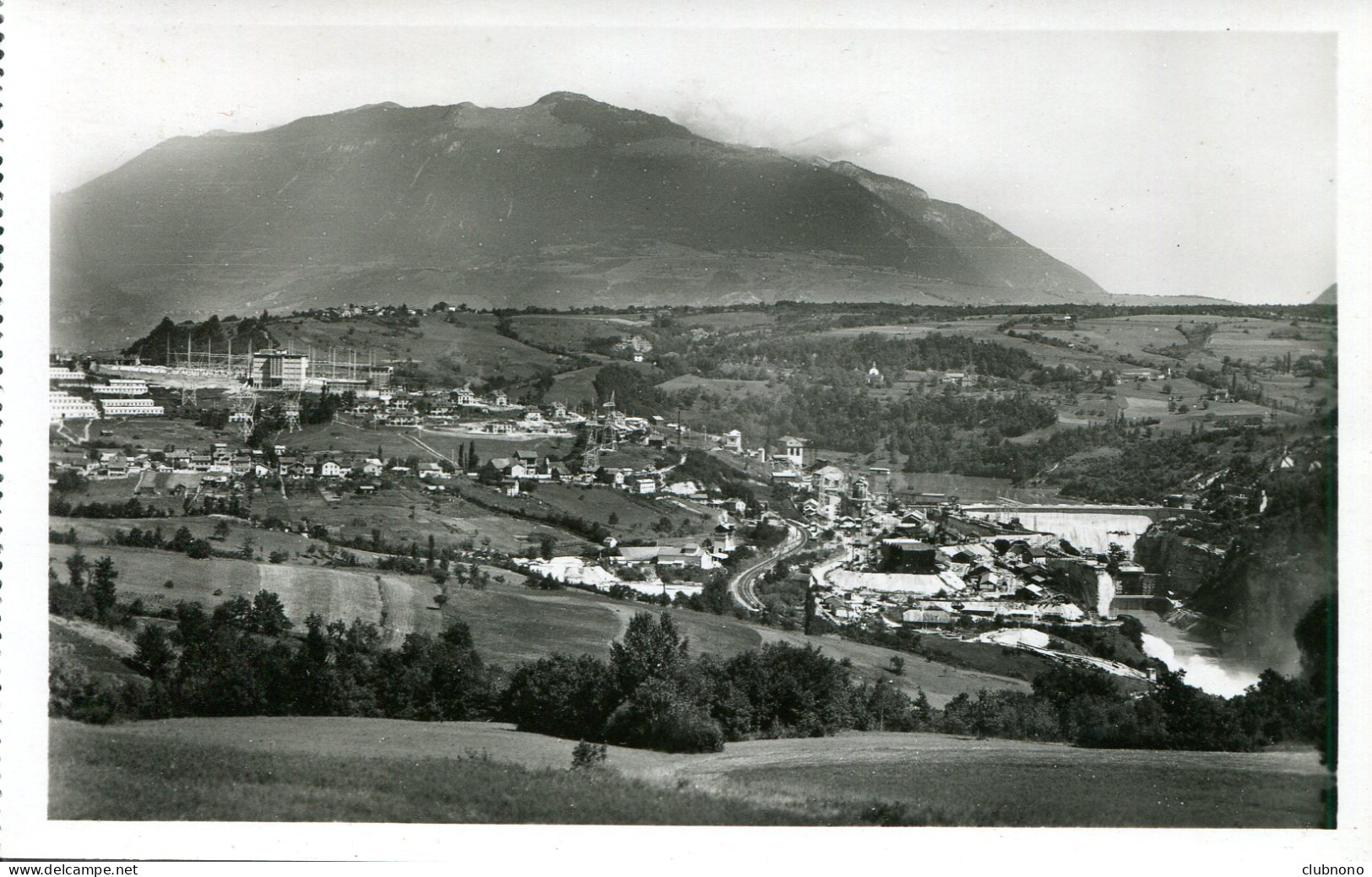 CPSM - GENISSIAT - VUE GENERALE - GRAND BARRAGE SUR LE RHONE - Génissiat