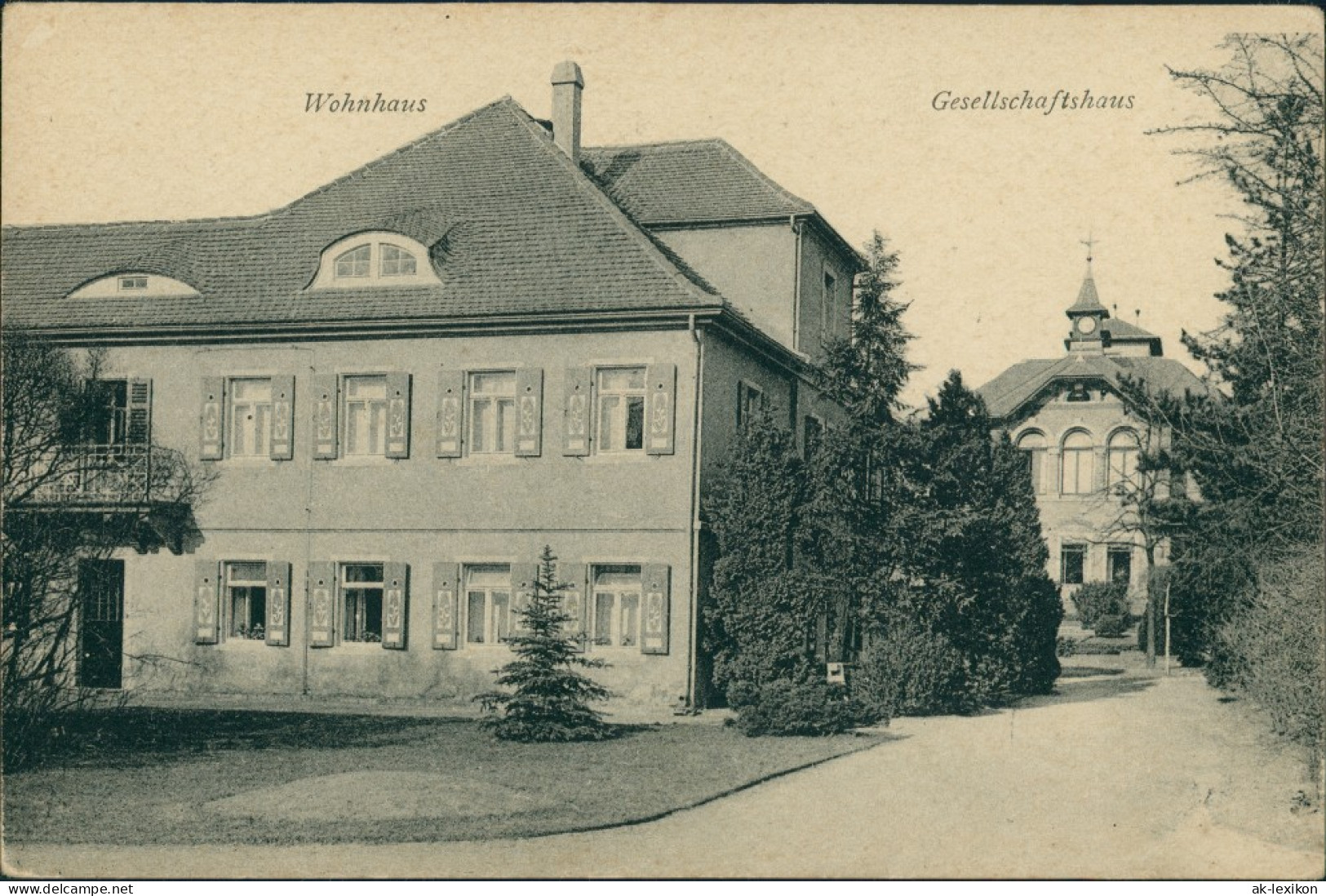 Coswig (Sachsen) Wohnhaus, Gesellschaftshaus Heilstätte Lindenhof 1922  - Coswig