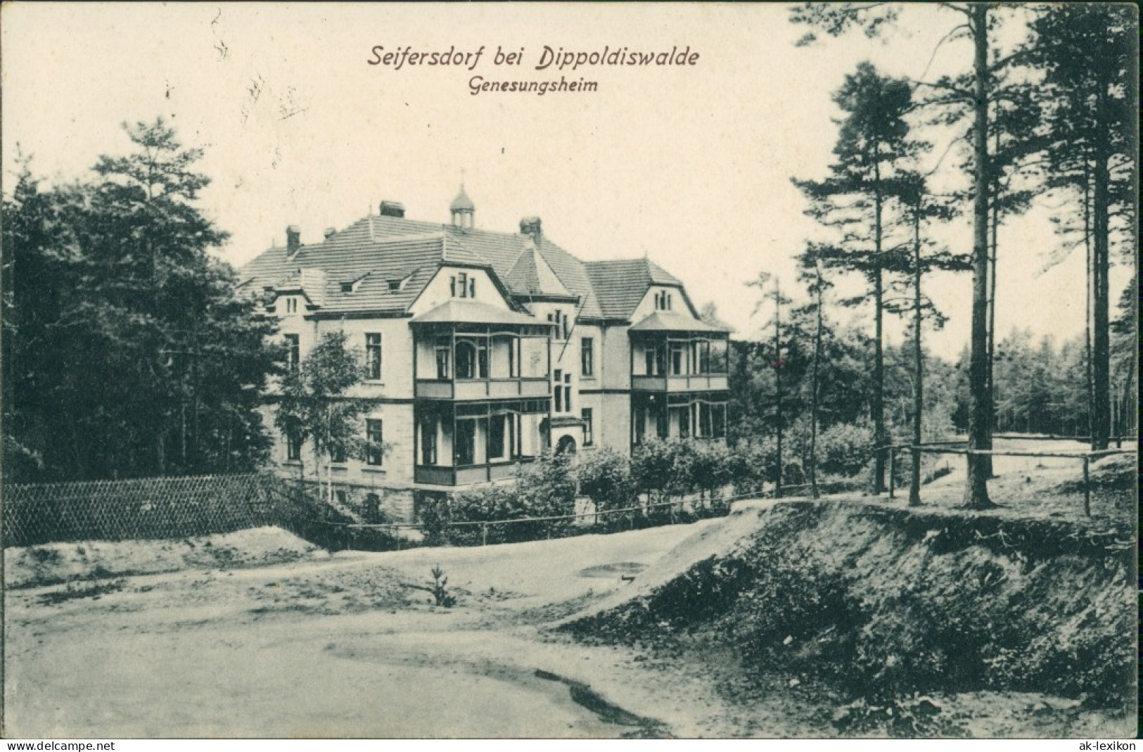Ansichtskarte Sw Seifersdorf-Dippoldiswalde Partie Am Genesungsheim 1927   - Dippoldiswalde