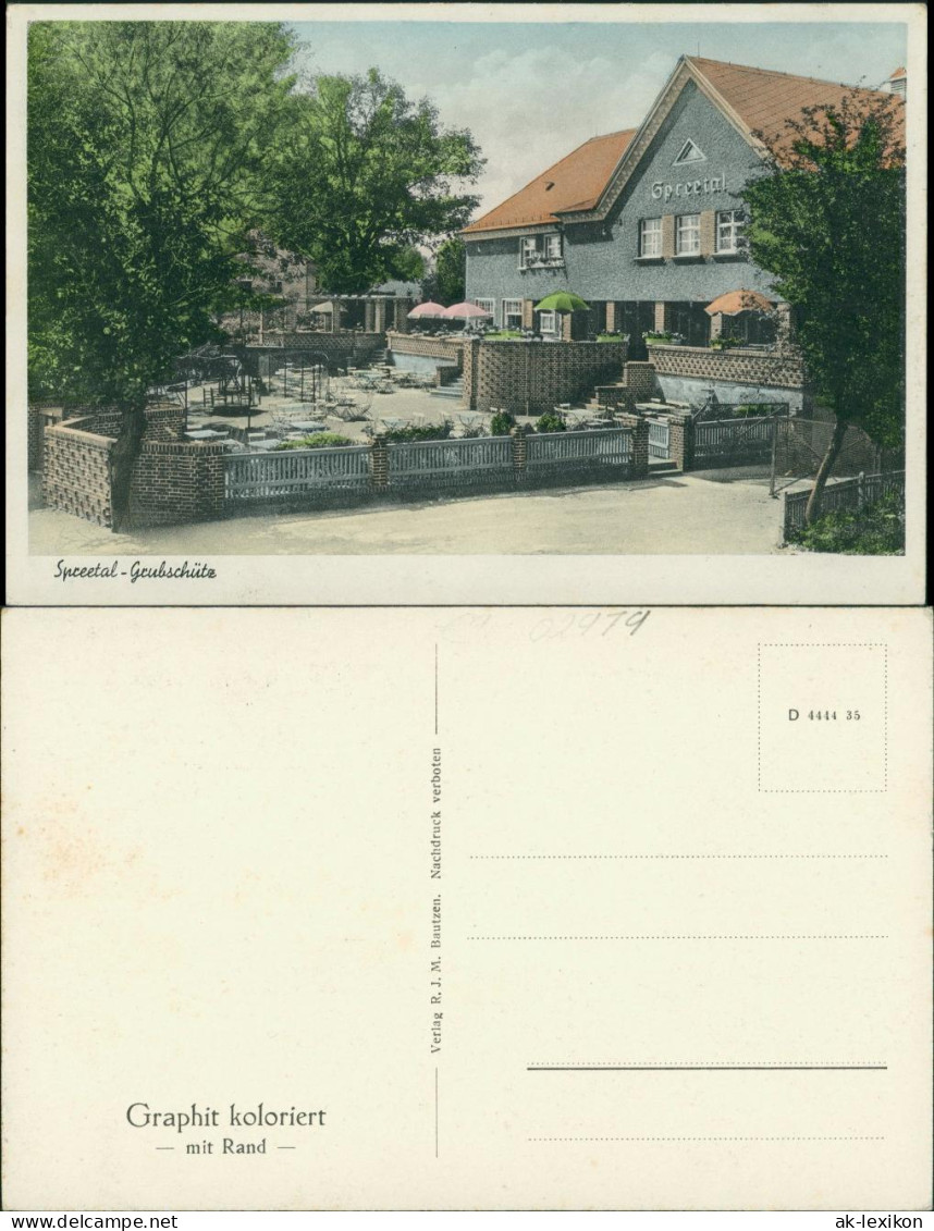 Grubschütz-Doberschau-Gaußig  Dobruša-Huska Restaurant "Spreetal"  1929 - Doberschau-Gaussig Dobruša-Huska