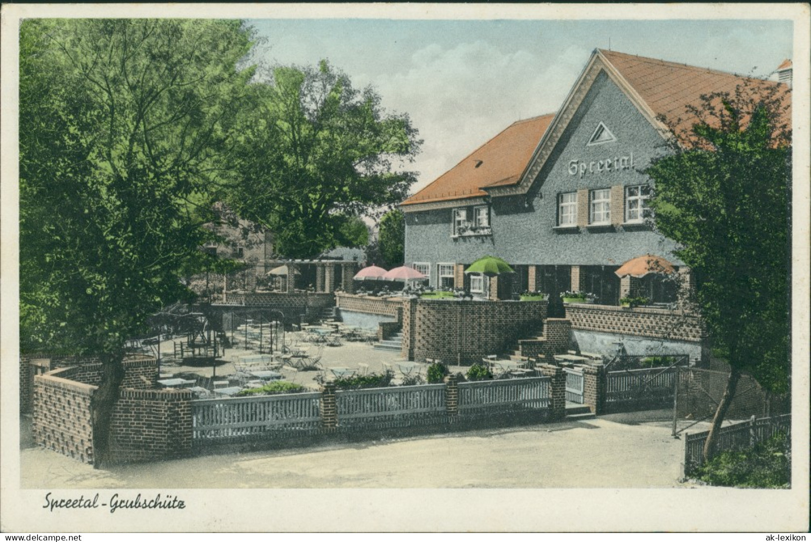 Grubschütz-Doberschau-Gaußig  Dobruša-Huska Restaurant "Spreetal"  1929 - Doberschau-Gaussig Dobruša-Huska