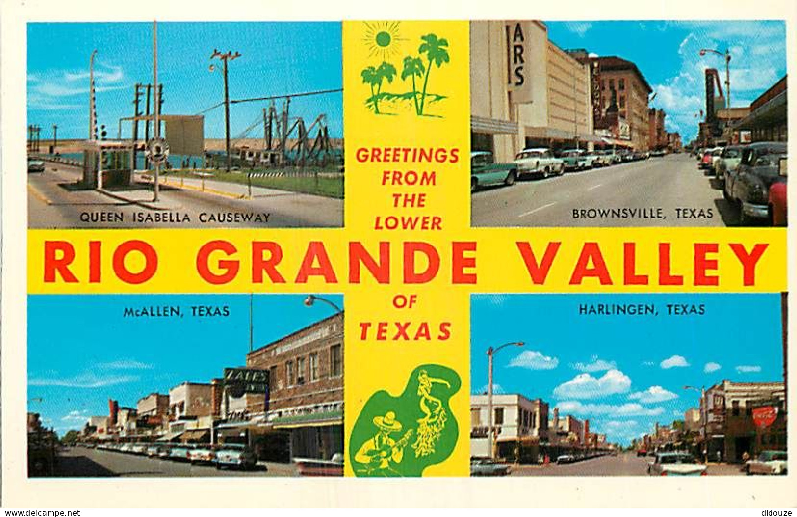 Etats Unis - Rio Grande Valley - Multivues - Automobiles - Etat Du Texas - Texas State - CPSM Format CPA - Carte Neuve - - Autres & Non Classés