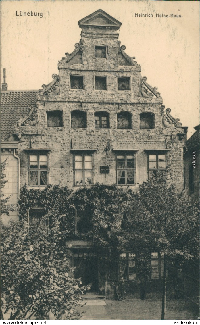 Ansichtskarte Lüneburg Partie Am Heinrich Heine Haus 1918  - Lüneburg