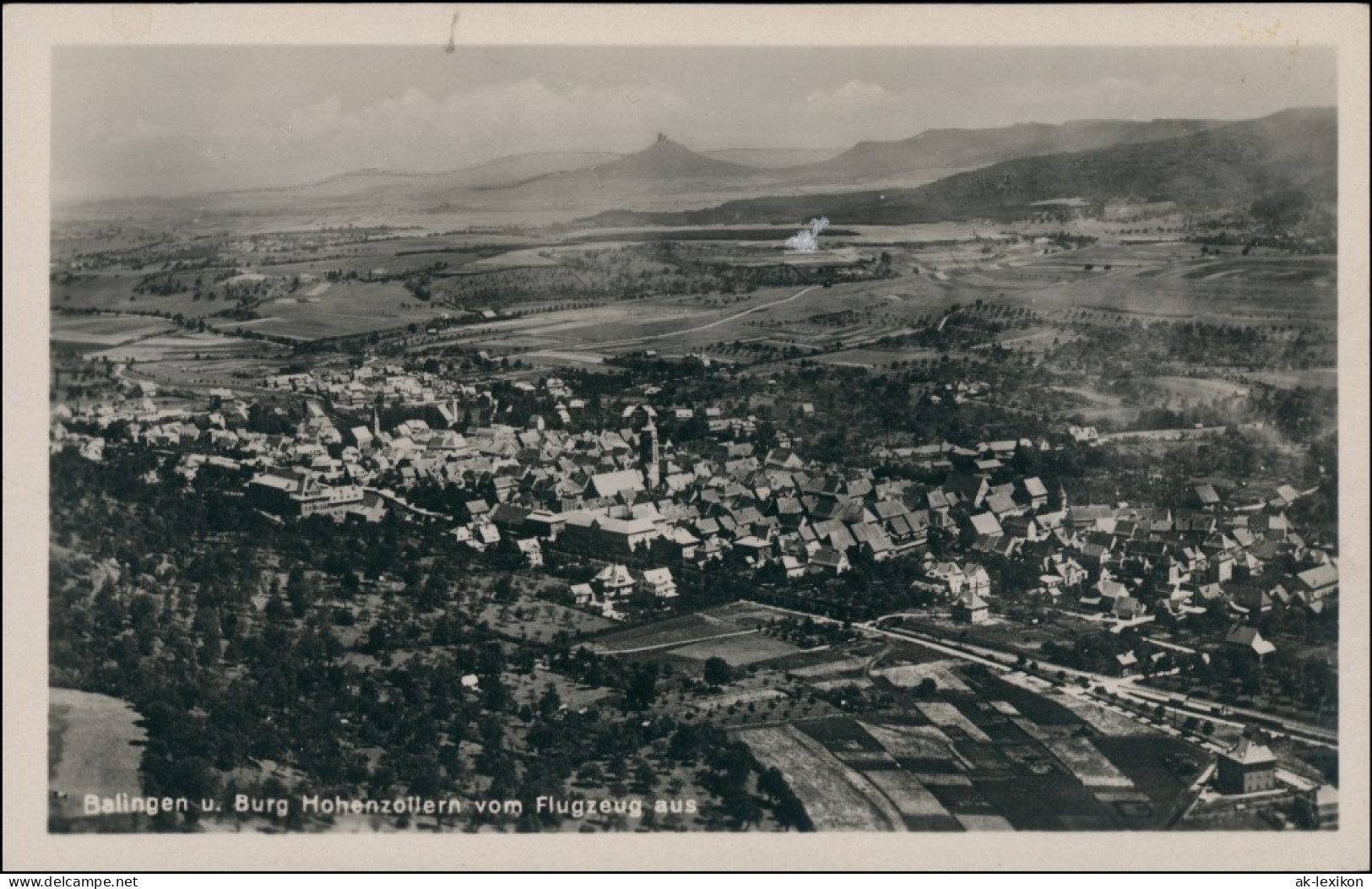 Ansichtskarte Balingen Luftbild 1928 - Balingen