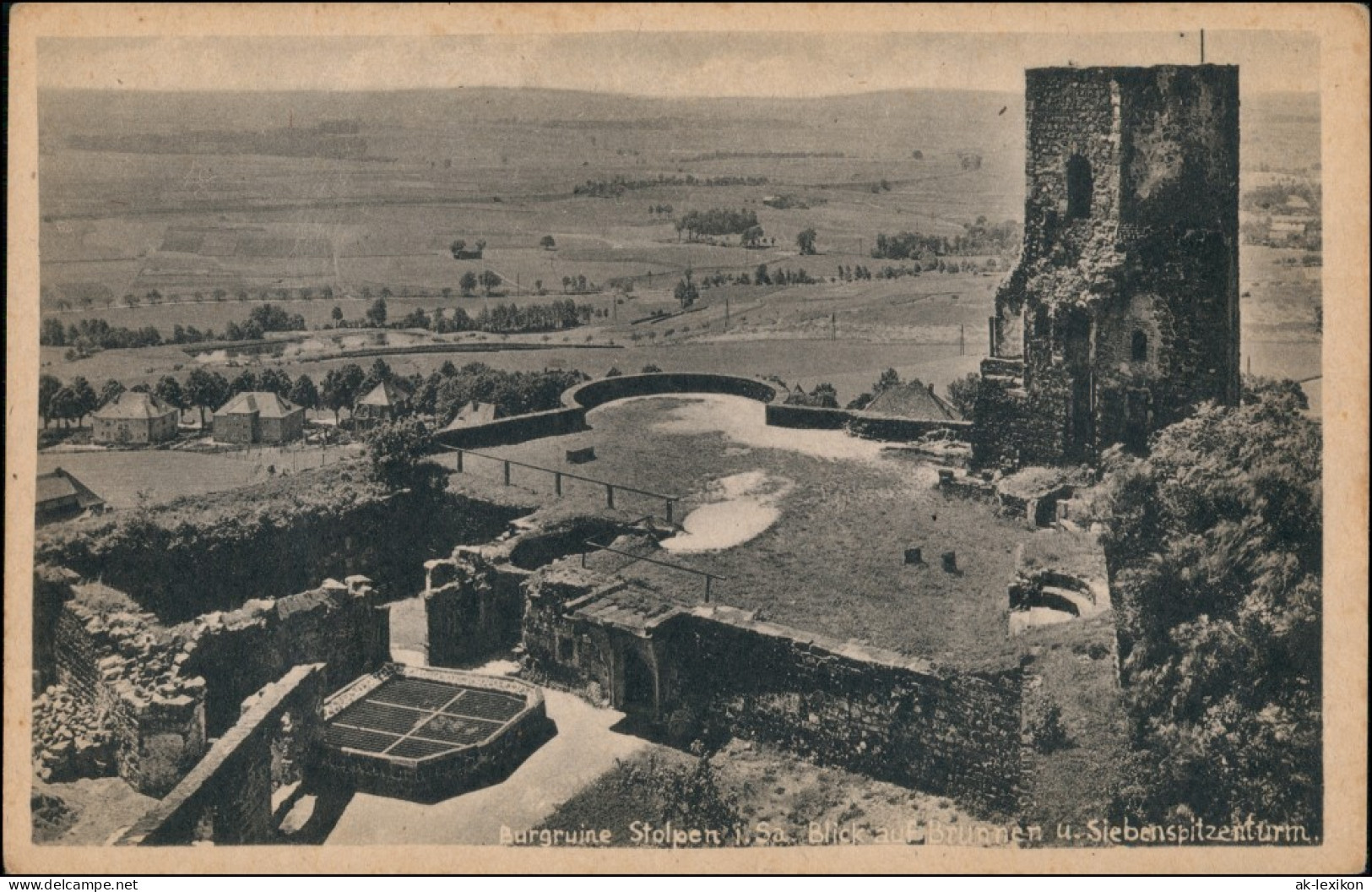 Ansichtskarte Stolpen Burg Stolpen - Umland 1940 - Stolpen