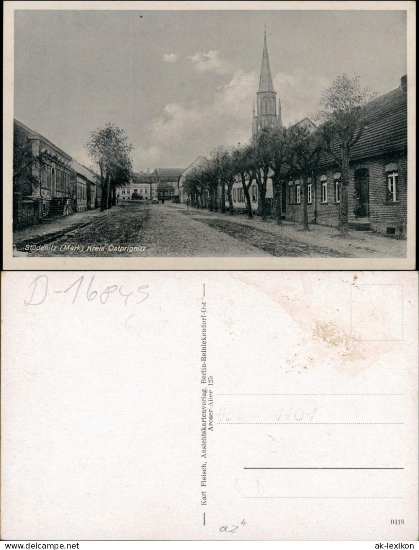 Stüdenitz-Schönermark-Neustadt (Dosse) Straße Ostprignitz B Neuruppin 1929 - Neustadt (Dosse)