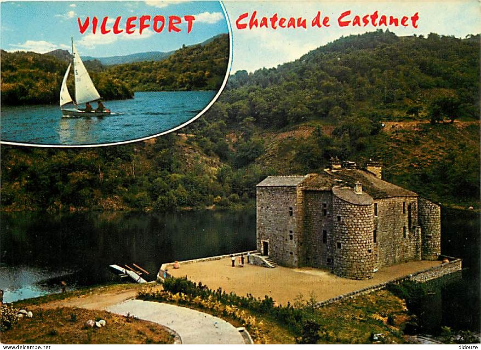 48 - Villefort - Château De Castanet - CPM - Voir Scans Recto-Verso - Villefort
