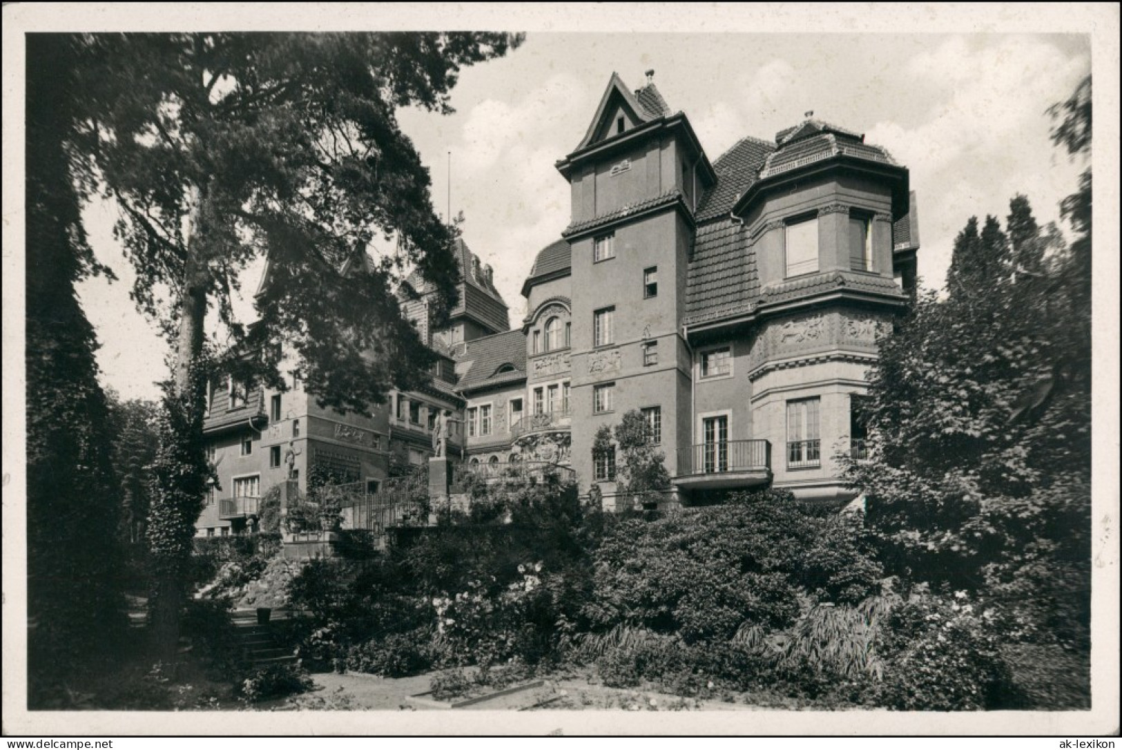 Ansichtskarte Grunewald-Berlin Königs-Allee 20 REICHSFINANZSCHULE 1932 - Grunewald