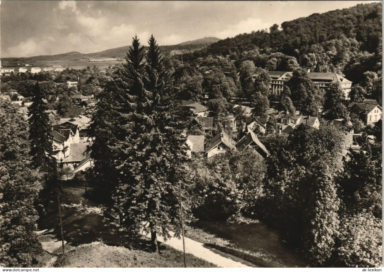 Bad Liebenstein Panorama-Ansicht, Region Thüringen, DDR AK 1976/1974 - Bad Liebenstein