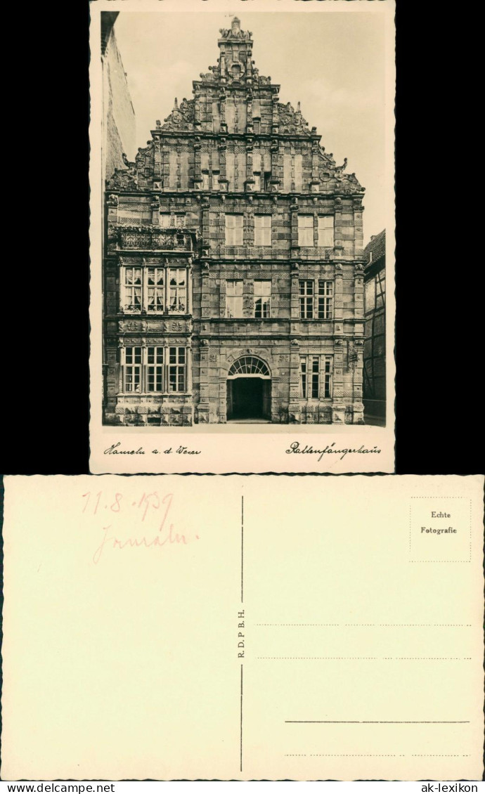 Ansichtskarte Hameln Rattenfängerhaus 1939 - Hameln (Pyrmont)