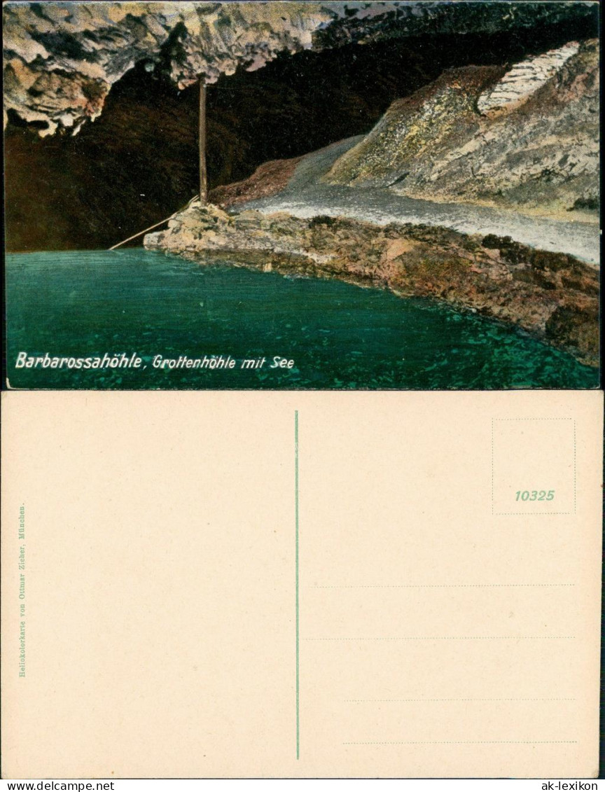 Kelbra (Kyffhäuser) Barbarossahöhle - Grottenhöhle Mit See 1914 - Kyffhaeuser