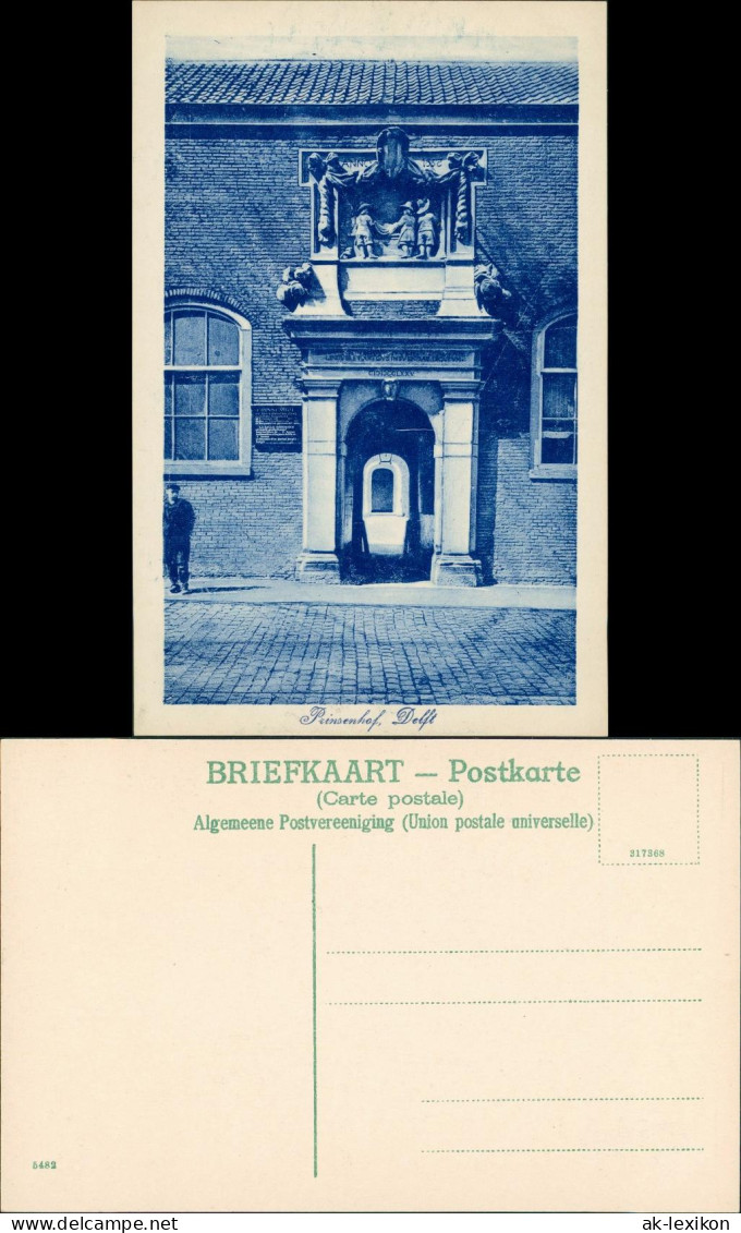 Postkaart Delft Delft Prinsenhof 1928 - Delft