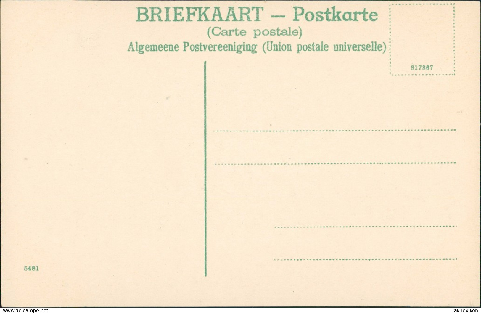 Postkaart Delft Delft Gemeenlandshuis 1928 - Delft
