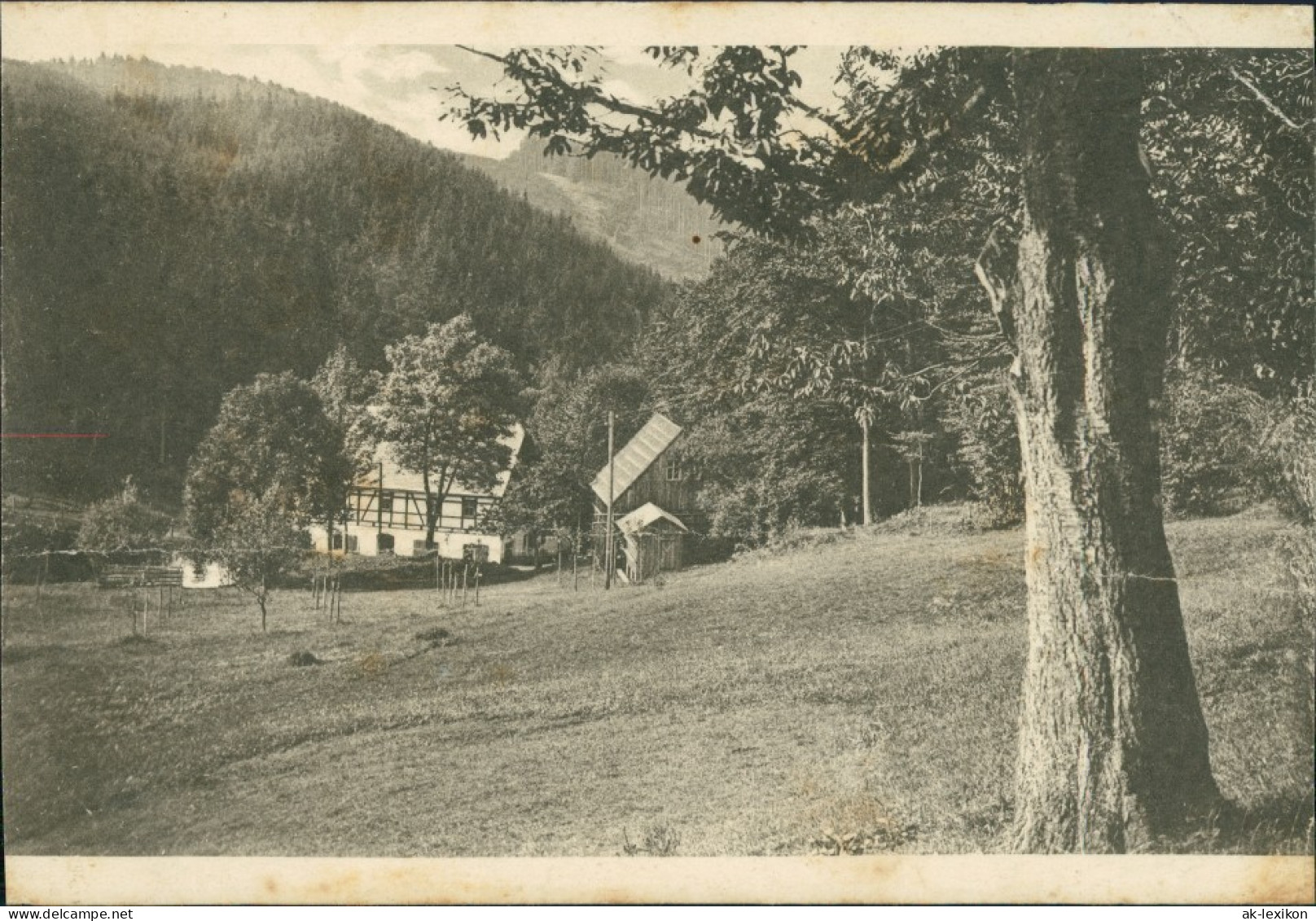 Ansichtskarte Zöblitz Partie An Der Hüttstadtmühle 1922  - Zoeblitz