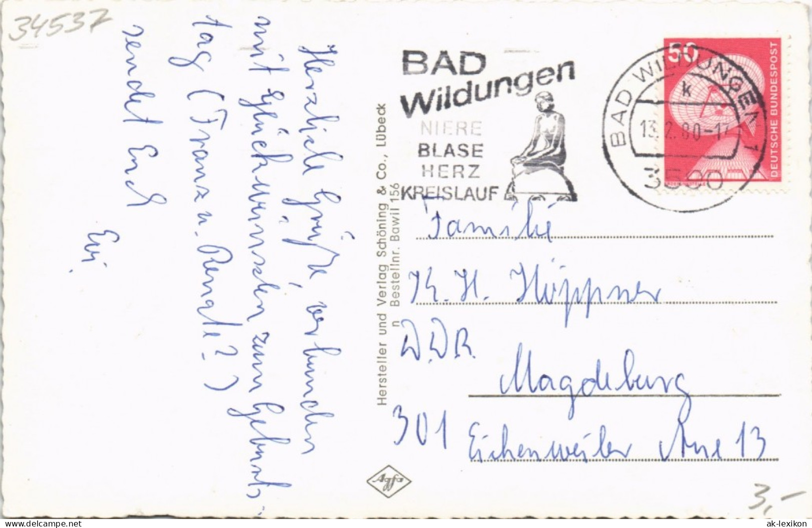 Bad Wildungen Mehrbild-AK Mit Fürstenhof, Wandelhalle, Café Park Uvm. 1980/1960 - Bad Wildungen
