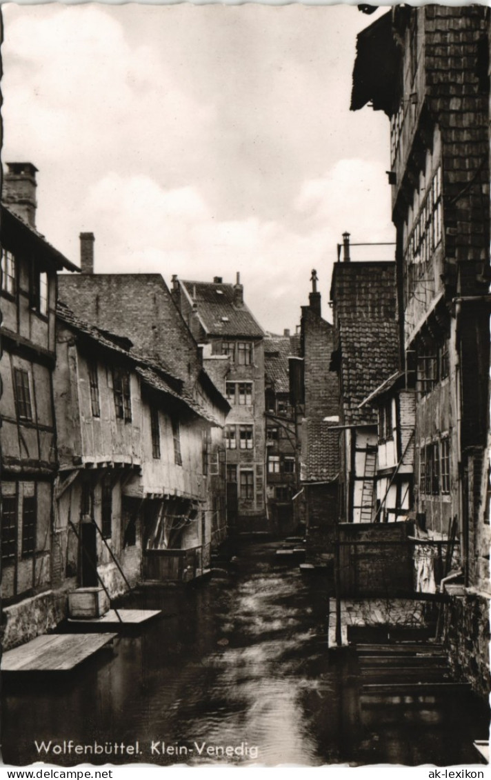 Ansichtskarte Wolfenbüttel Häuser Partie Klein-Venedig 1960 - Wolfenbüttel