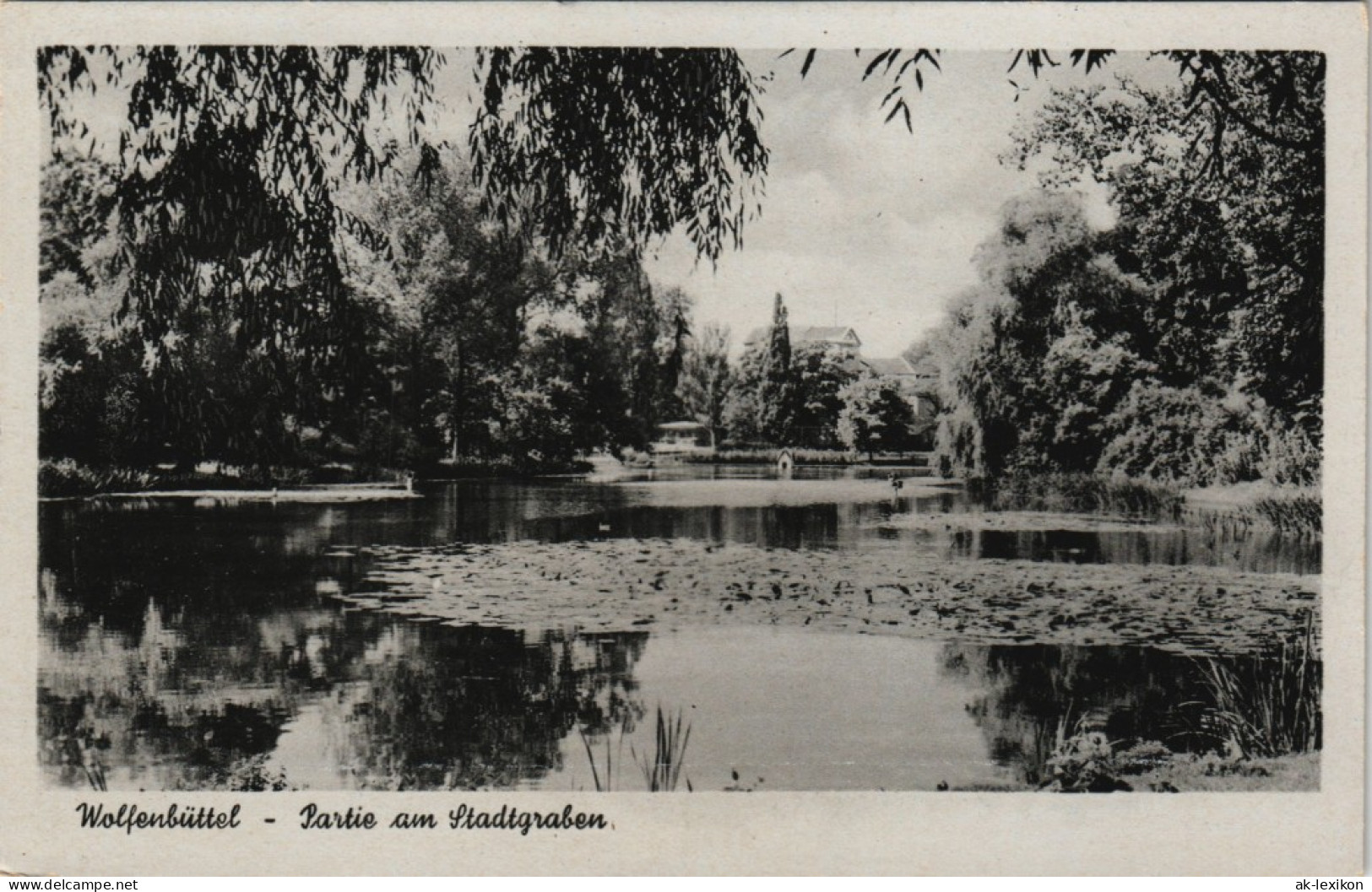 Ansichtskarte Wolfenbüttel Partie Am Stadtgraben 1950 - Wolfenbuettel
